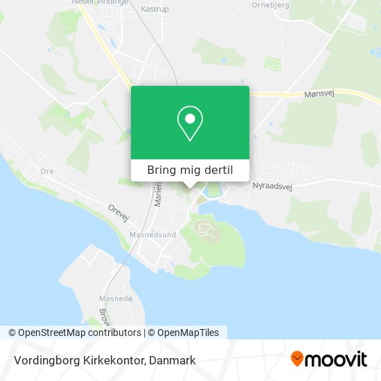 Vordingborg Kirkekontor kort