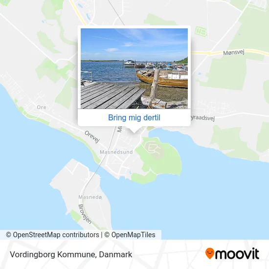 Vordingborg Kommune kort