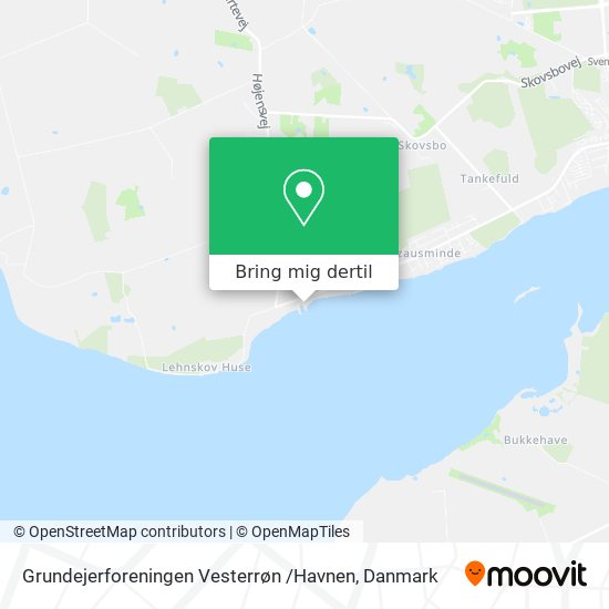 Grundejerforeningen Vesterrøn /Havnen kort