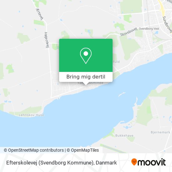 Efterskolevej (Svendborg Kommune) kort