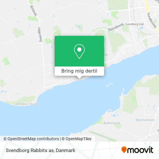 Svendborg Rabbits as kort