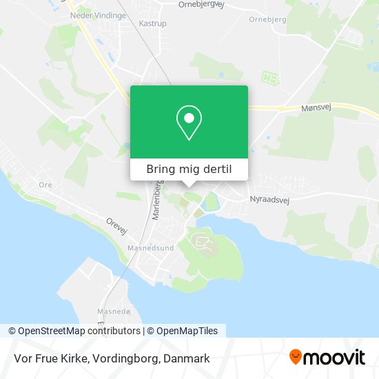 Vor Frue Kirke, Vordingborg kort