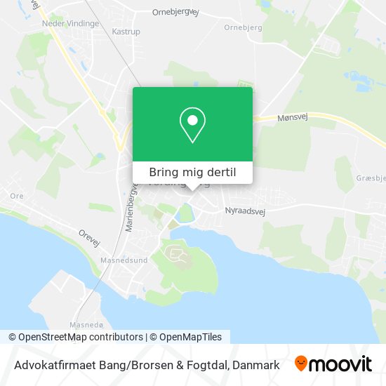 Advokatfirmaet Bang / Brorsen & Fogtdal kort