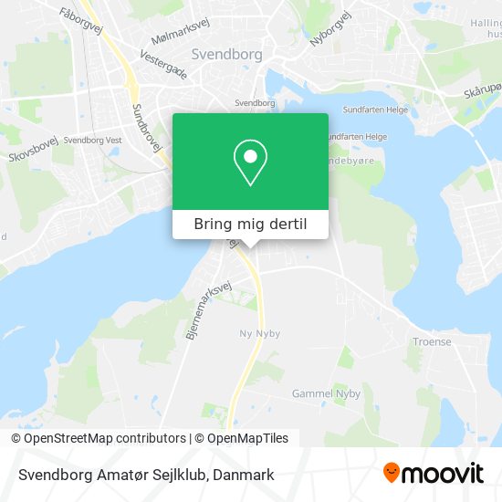 Svendborg Amatør Sejlklub kort