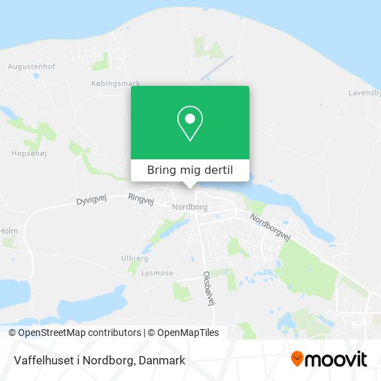 Vaffelhuset i Nordborg kort