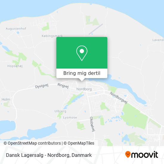 Dansk Lagersalg - Nordborg kort