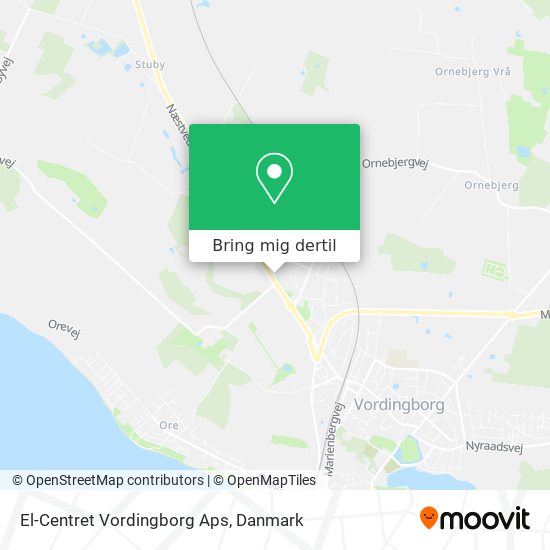 El-Centret Vordingborg Aps kort