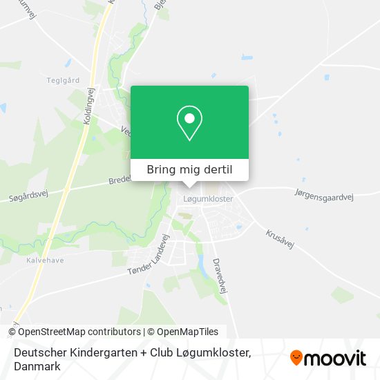 Deutscher Kindergarten + Club Løgumkloster kort