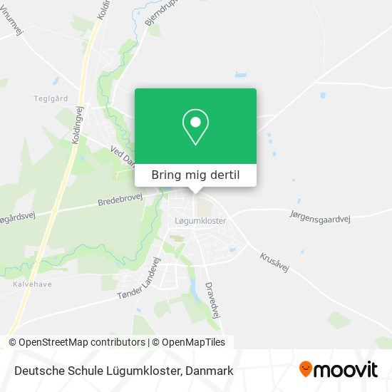 Deutsche Schule Lügumkloster kort