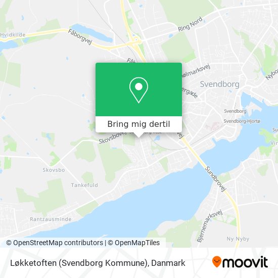 Løkketoften (Svendborg Kommune) kort