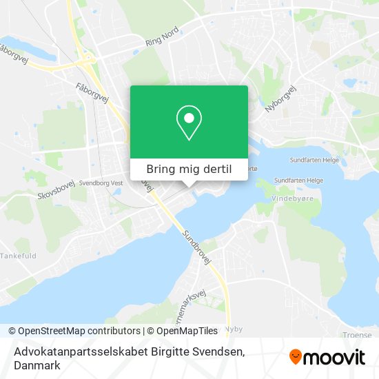 Advokatanpartsselskabet Birgitte Svendsen kort