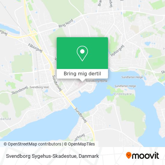 Svendborg Sygehus-Skadestue kort