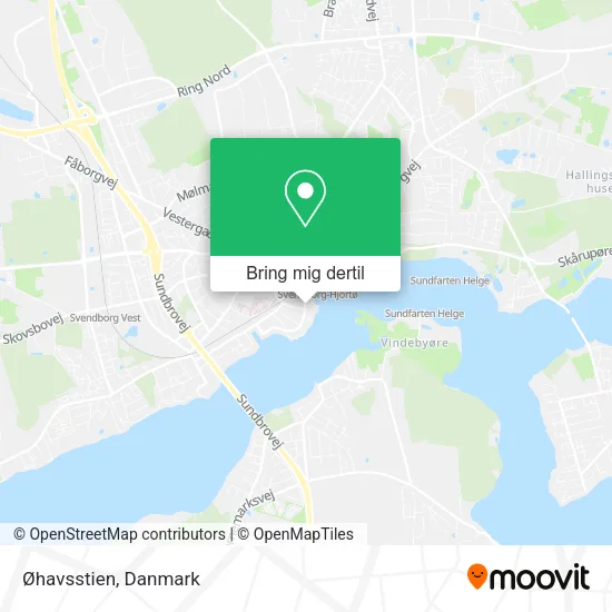 Øhavsstien kort