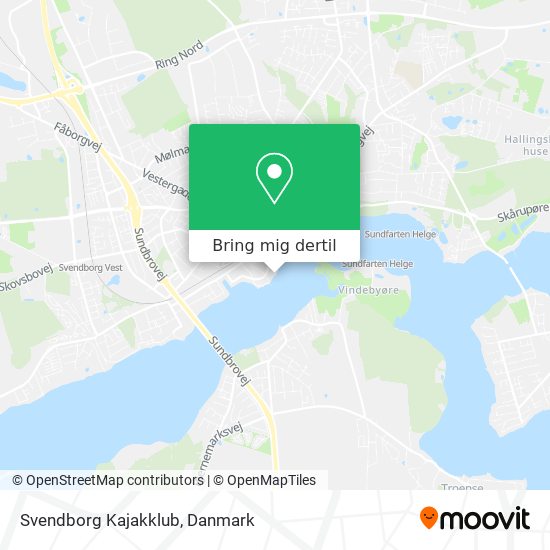 Svendborg Kajakklub kort