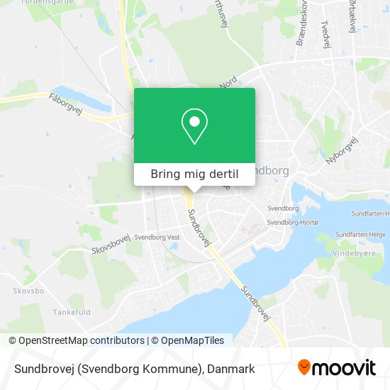 Sundbrovej (Svendborg Kommune) kort