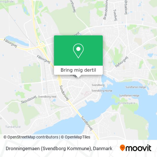 Dronningemaen (Svendborg Kommune) kort
