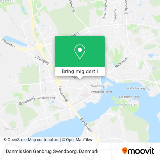 Danmission Genbrug Svendborg kort