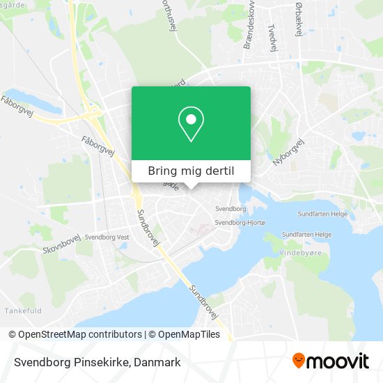 Svendborg Pinsekirke kort