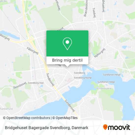 Bridgehuset Bagergade Svendborg kort