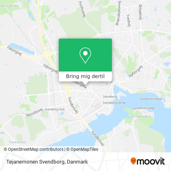 Tøjanemonen Svendborg kort