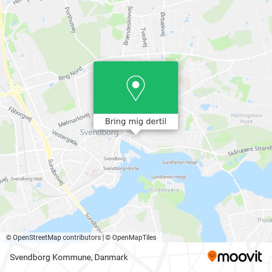 Svendborg Kommune kort