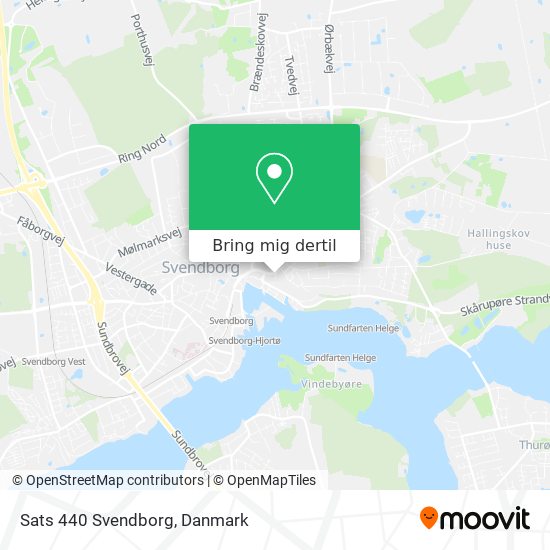 Sats 440 Svendborg kort