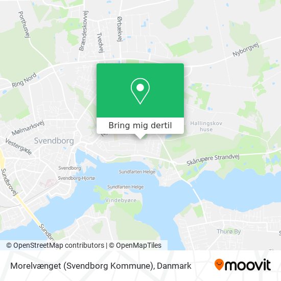 Morelvænget (Svendborg Kommune) kort