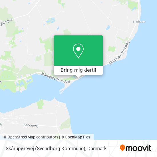 Skårupørevej (Svendborg Kommune) kort