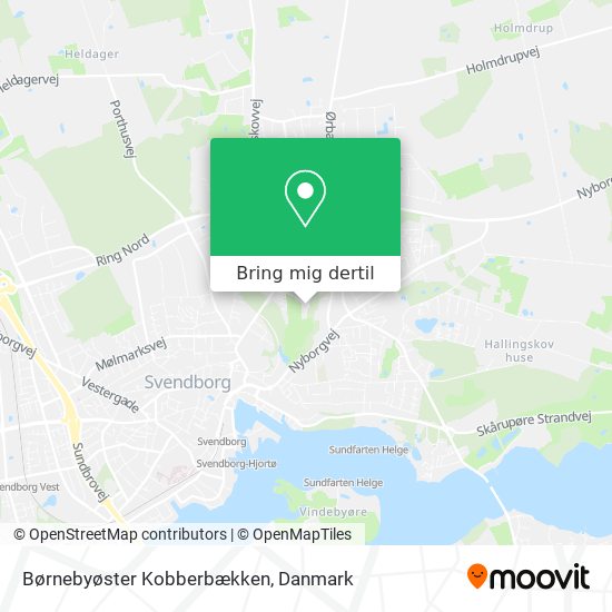 Børnebyøster Kobberbækken kort
