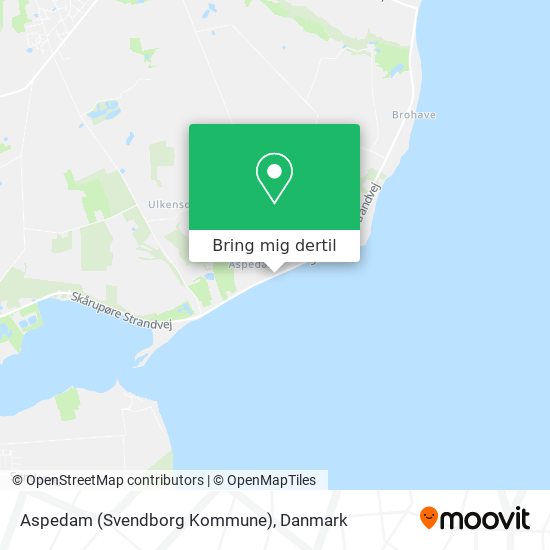 Aspedam (Svendborg Kommune) kort