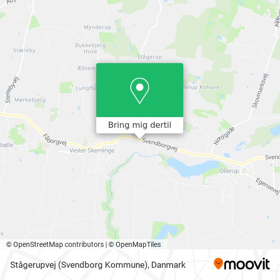 Stågerupvej (Svendborg Kommune) kort