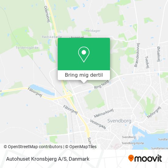 Autohuset Kronsbjerg A/S kort