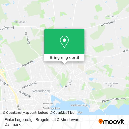 Finka Lagersalg - Brugskunst & Mærkevarer kort