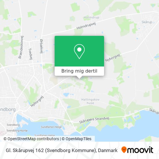Gl. Skårupvej 162 (Svendborg Kommune) kort