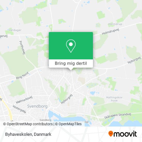 Byhaveskolen kort