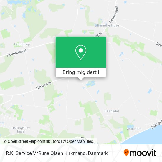 R.K. Service V / Rune Olsen Kirkmand kort