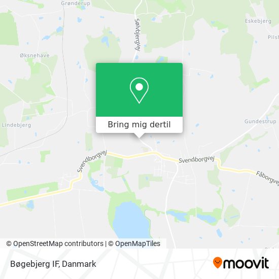 Bøgebjerg IF kort