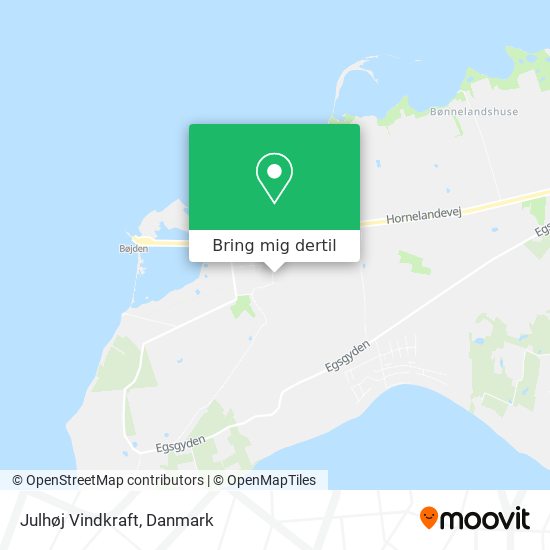 Julhøj Vindkraft kort