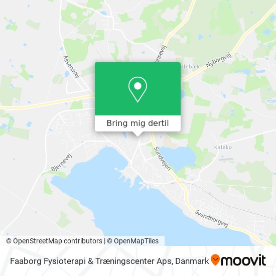 Faaborg Fysioterapi & Træningscenter Aps kort