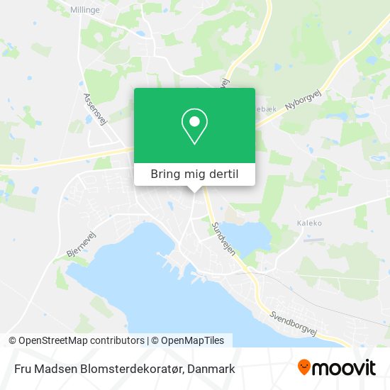 Fru Madsen Blomsterdekoratør kort