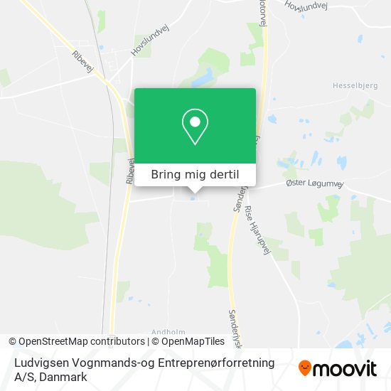 Ludvigsen Vognmands-og Entreprenørforretning A / S kort