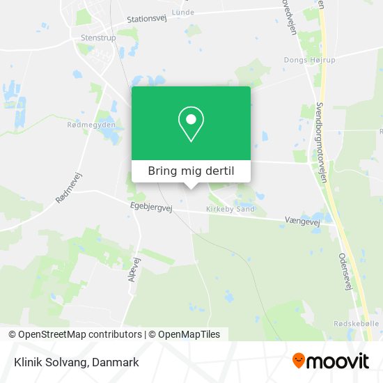 Klinik Solvang kort