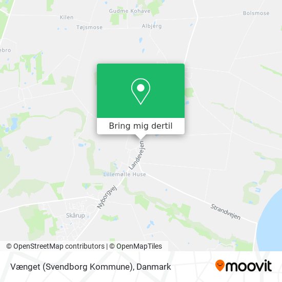 Vænget (Svendborg Kommune) kort