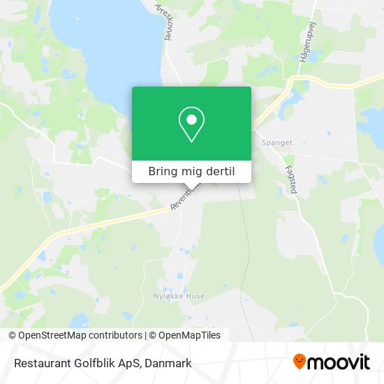 Restaurant Golfblik ApS kort