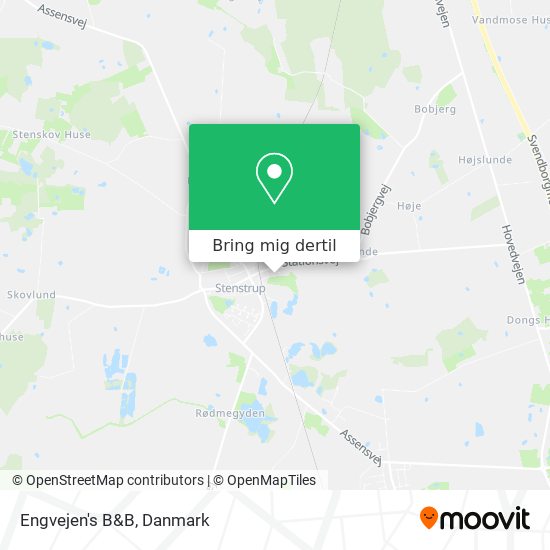 Engvejen's B&B kort