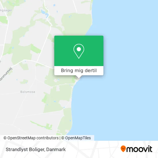 Strandlyst Boliger kort