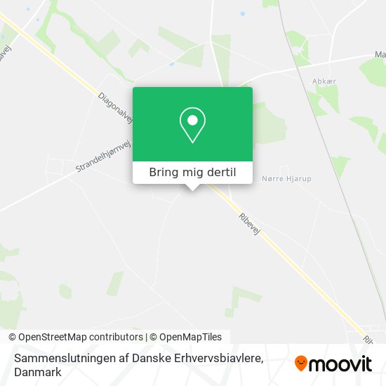 Sammenslutningen af Danske Erhvervsbiavlere kort