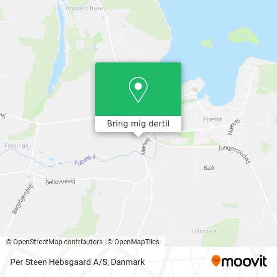 Per Steen Hebsgaard A/S kort