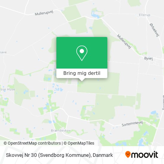 Skovvej Nr 30 (Svendborg Kommune) kort