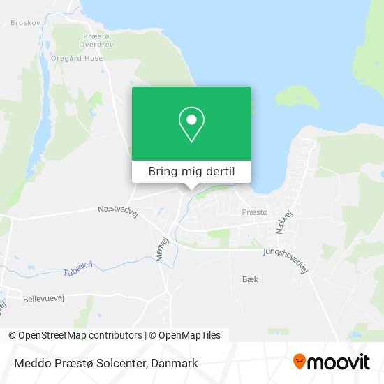 Meddo Præstø Solcenter kort